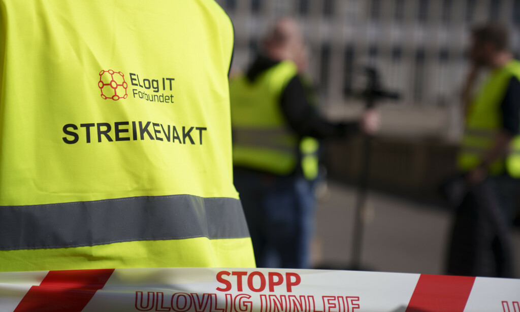 De streikende medlemmene av EL og IT kan vrenge av seg streikevesten for denne gang, etter at partene ble enige tirsdag. 📸: Lars Thomas Nordby / NTB