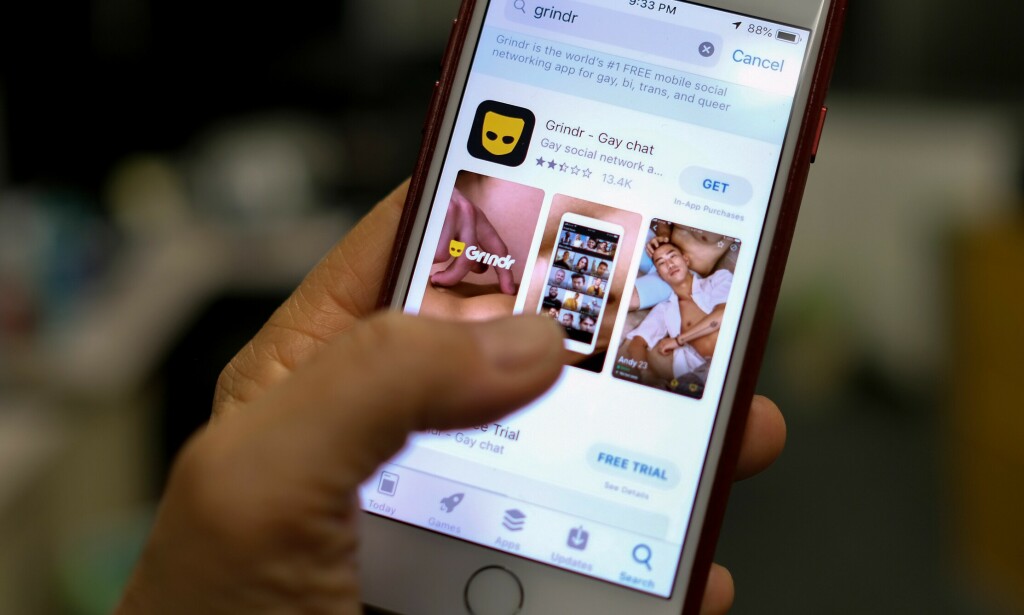 Grindr har hatt en praksis som bryter personvernreglene. Det er dommen fra Oslo tingrett. 📸: Chris Delmas / AFP / NTB