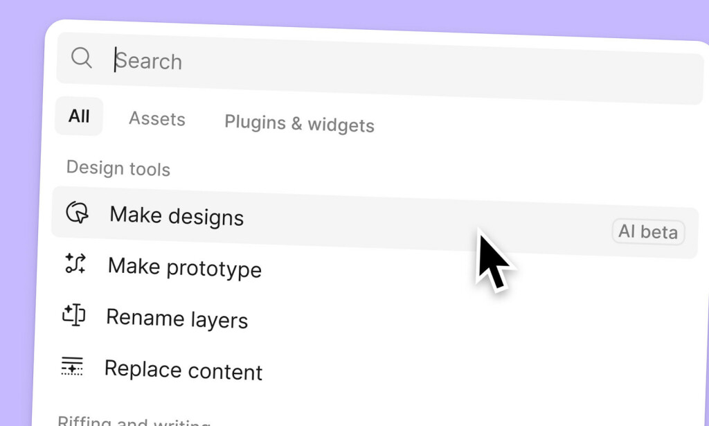 Figma Make Designs er basert på generative hyllevare-AI-modeller, kombinert med designsystemer Figma har kjøpt inn. Nå viser det seg at verktøyet plagierer Apple-design. 📸: Figma