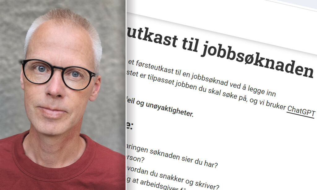 Vegard Iglebæk i CoWork mener jobbsøknaden er feil sted å prøve seg på snarveier i jobbjakten. 📸: Privat/faksimile fra karriereveiledning.no