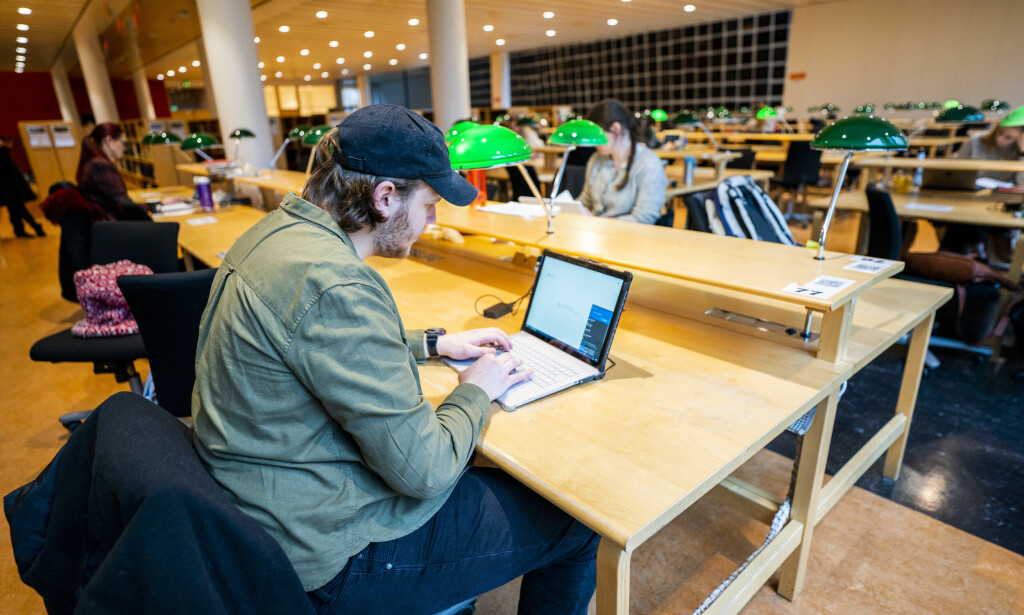 Universitetsbiblioteket på Blindern i Oslo. 📸: Håkon Mosvold Larsen / NTB